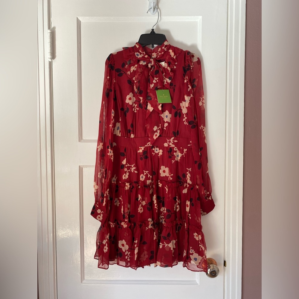 Kate Spade Camelia Chiffon Mini Dress